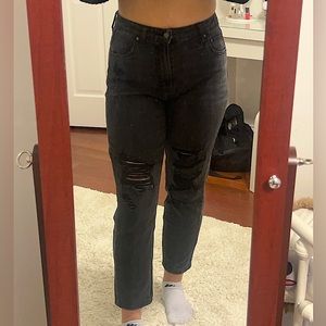 Wild fable Jeans from Target for a great value! Black ripped slimish jeans!